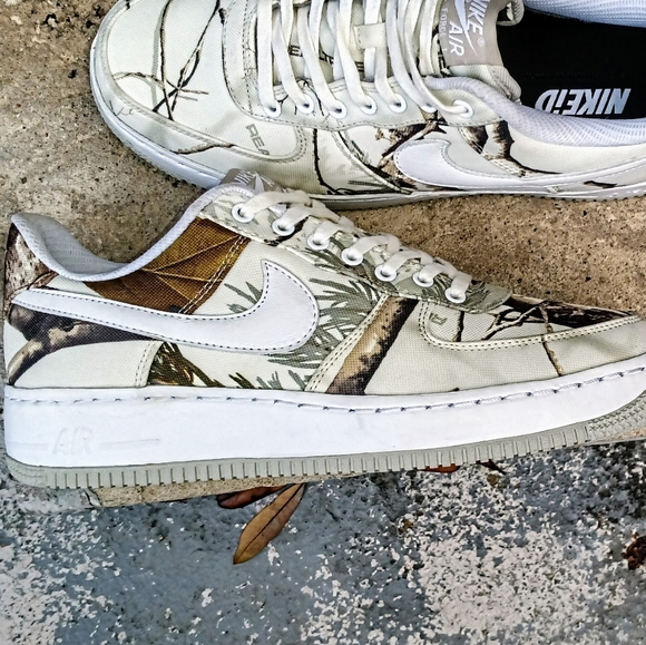 SOLD!!!NWOB. RARE Nike AF1 x Realtree "Snow Camo" sneakers - Picture 10 of 14